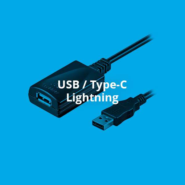 USB - Type-C - Lightning