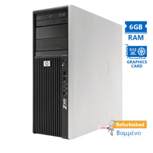 HP Z400 Tower Xeon W3520(4-Cores)/6GB DDR3/500GB/Nvidia 512MB/DVD Grade A+ Workstation Refurbished P