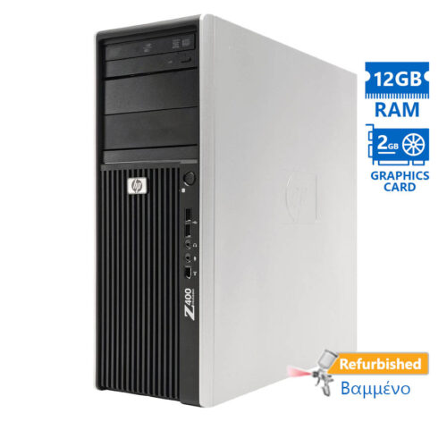HP Z400 Tower Xeon W3690(6-Cores)/12GB DDR3/500GB/Nvidia 2GB/DVD/7P Grade A+ Workstation Refurbished