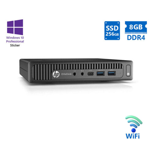 HP EliteDesk 800G2 DM WiFi i5-6500T/8GB DDR4/256GB SSD/No ODD/10P Grade A Refurbished PC