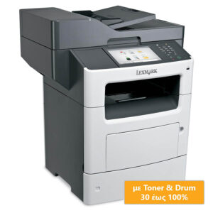Used Laser Printer Lexmark MX611de Mono Δικτυακός (με Toner/Drum)