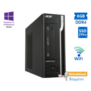 Acer Veriton X4650G WiFi SFF i5-7400/8GB DDR4/256GB SSD/DVD/10P Grade A+ Refurbished PC